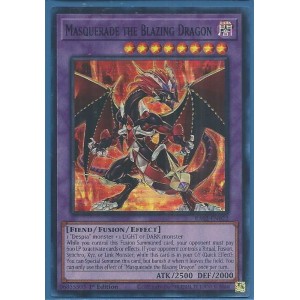 RA02-EN022 Masquerade the Blazing Dragon – Super Rare